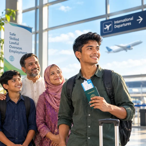 Hopeful Departure at International Departures copy